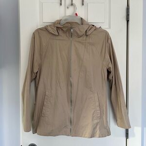 Soia and Kyo short rain coat with removable hood